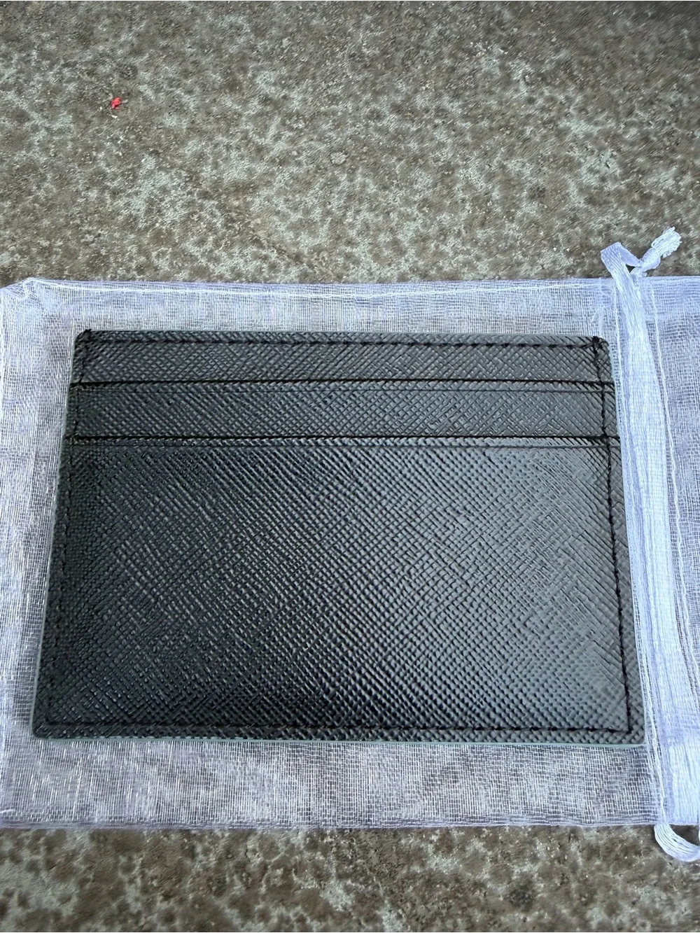 Kate Spade New York Blue Glitter Card Holder Wallet Metallic Spade Logo